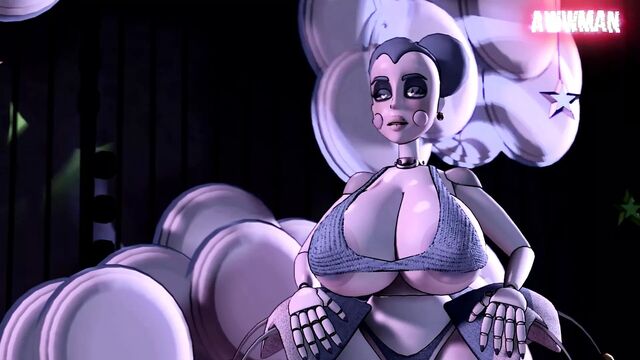 Ballora трахнул Springtrap от Wwman