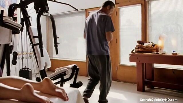 Обнаженная Mimi Rogers - массаж всего тела