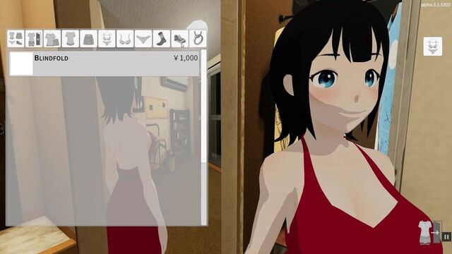 Игра хентай sfm Roshutsu, часть 1, японская девушка-эксгибиционистка