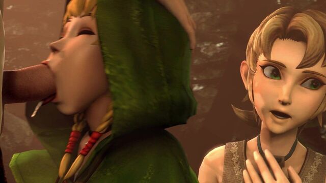 Возбужденные крошки Zelda и Mipha, SFM