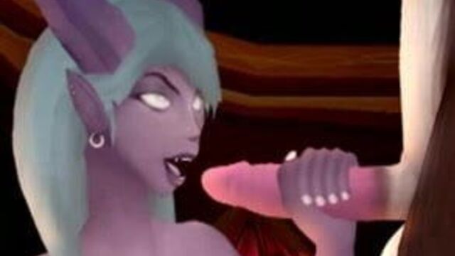 World of Warcraft - минет и дрочка