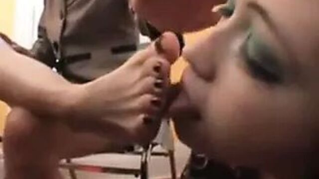 Want a job ? lick my feet slave girl