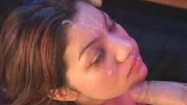 Случайные камшоты на лицо, часть 59