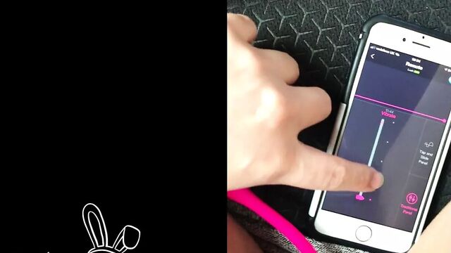 Uber Secret мастурбация Lovense - почти застукали!