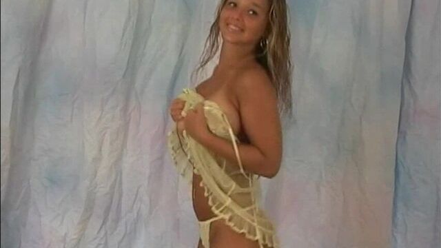 Christina Yellow Lacey Gown