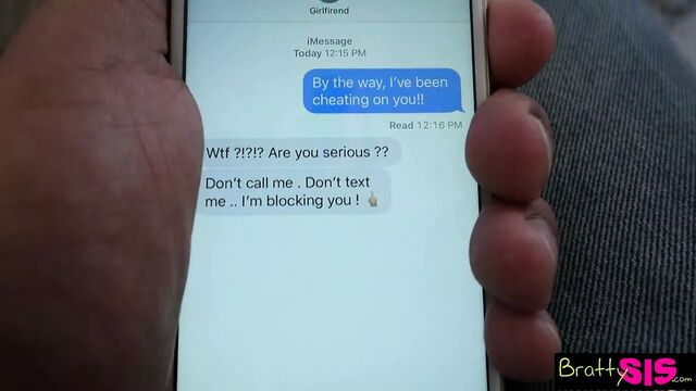 Bratty Sis - горячая латина Gina Valentina трется членом за деньги