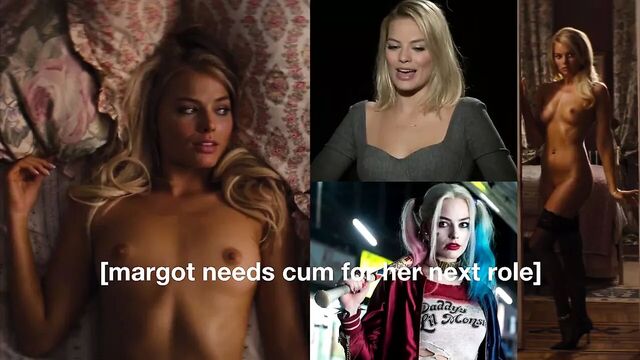 Margot Robbie челенж по дрочке