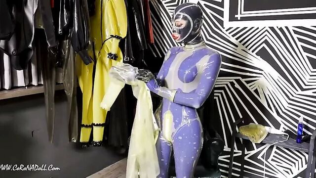 Многослойная маска из латекса с 4 слоями