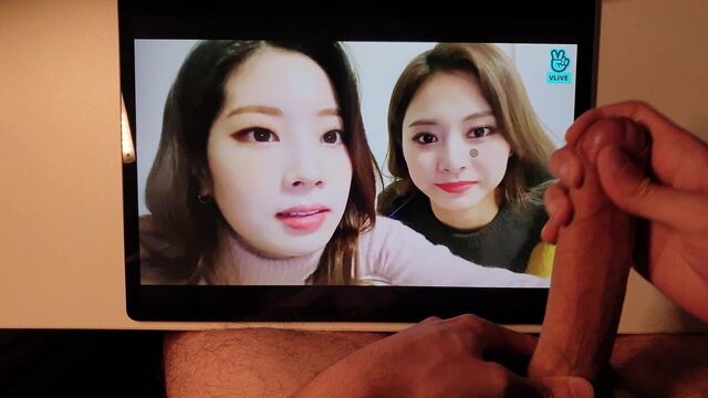 Трибьют спермы - дважды Dahyun и Tzuyu # 1