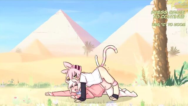 Max играет с эльфами Max, игра хентай, часть 3