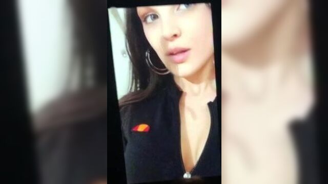 Трибьют спермы для Dounja Dejis для сексуальной подруги