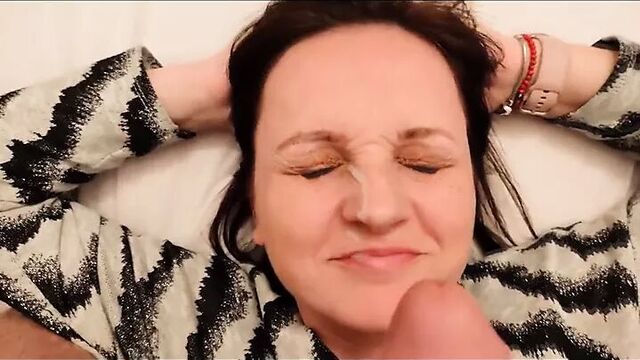 Камшот на лицо, подборка