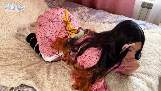 Танджиро трахнул Незуко Комадо