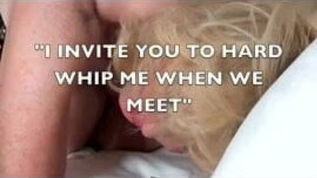 Шлюха принимает кнут!