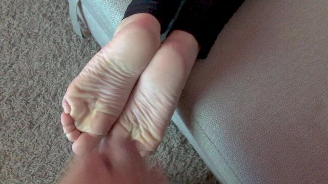 Мягкие ступни Натали с камшотом