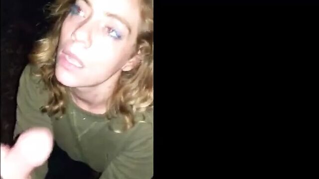 Минет в любительском видео, подборка