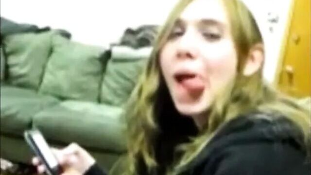 Straight women trying lesbian kisses?