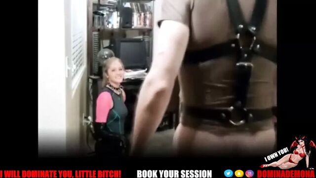 Женское доминирование, минет, анальный трах страпоном, унижение, фетиш, страпон