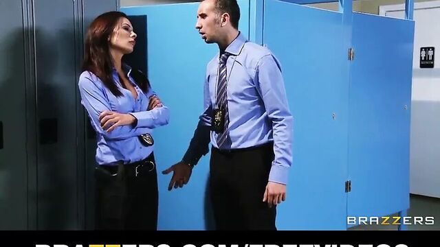 Dominant brunette cop Kirsten Price is fucked by her partner
