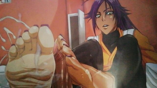 Трибьют спермы для ступней Yoruichi (отбеливатель)