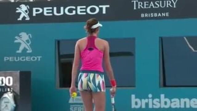 Garbine Практика Muguruza (Брисбен Интернэшнл)