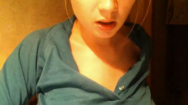 Russian girl showing off her curvy body