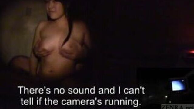 Japanese couple foreplay in haunted love hotel Subtitles