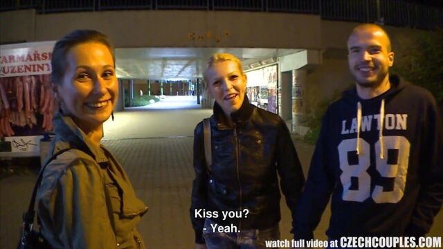 Beautiful Czech Pair Gets Money for GF Exchange