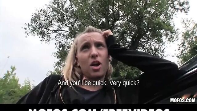 Публичные пикапы - чешскую натурал сняли для публичного секса