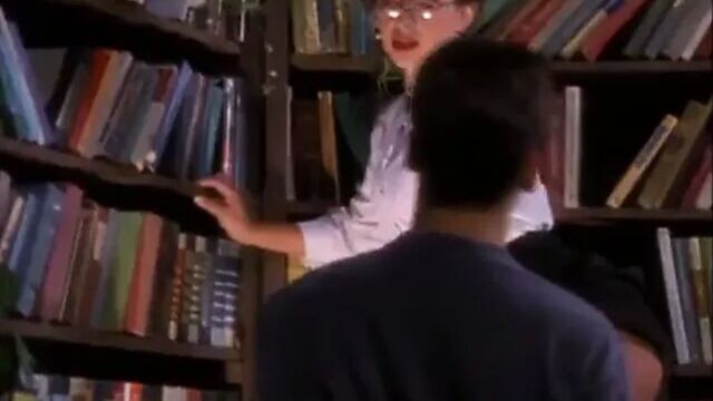 Sex in library with Glori Gold