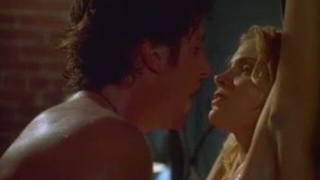 Hudson Leick in a vocal and energetic sex scene