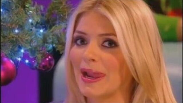 Holly Willoughby Licking Balls