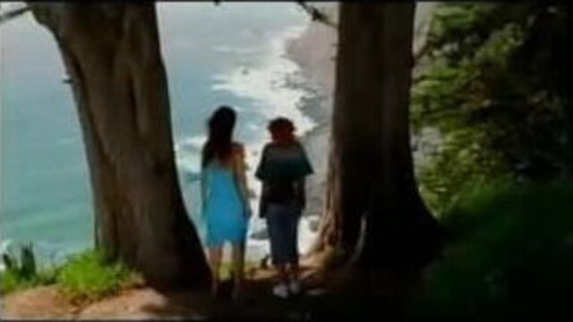 Tia Carrere lesbian kiss with Lindy Booth