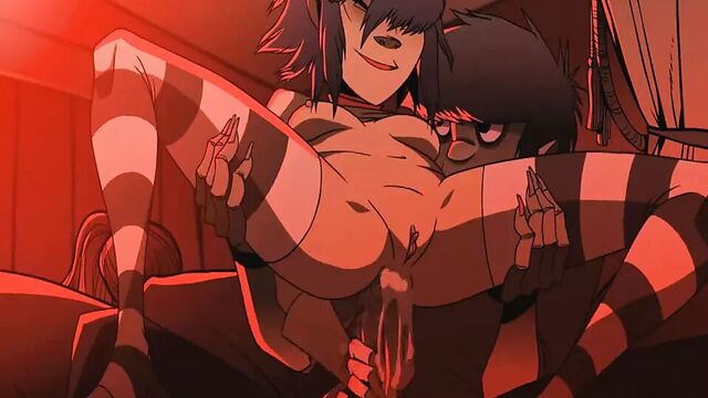 Лапшу трахают задницей (Gorillaz)