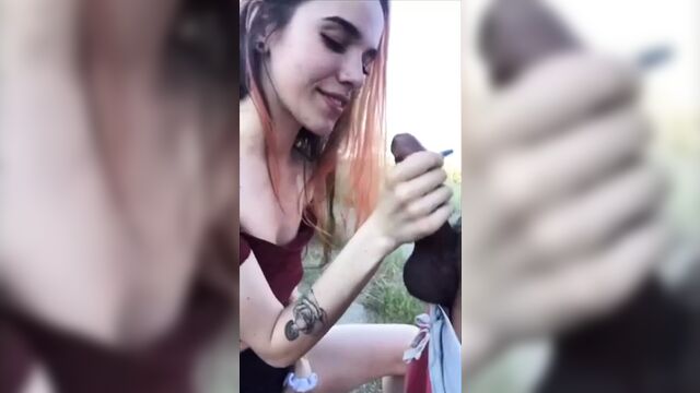 Большой черный член поклоняется шлюшкам