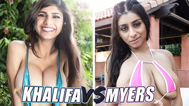 Битва за коз - Mia Khalifa и Violet Myers, часть 2