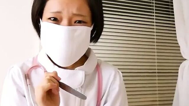 Стоматологический фетиш медсестры - соло