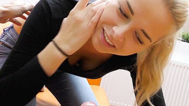 HUNT4K. Man fucks hottie to teach cuckold take care of...