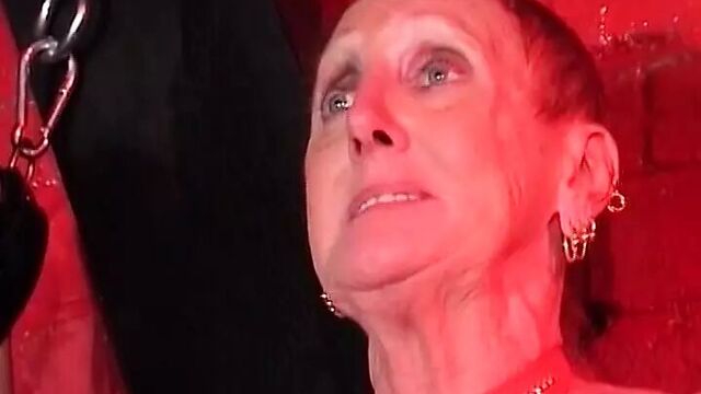 Tattooed German slave gets punished by her sexy punisher