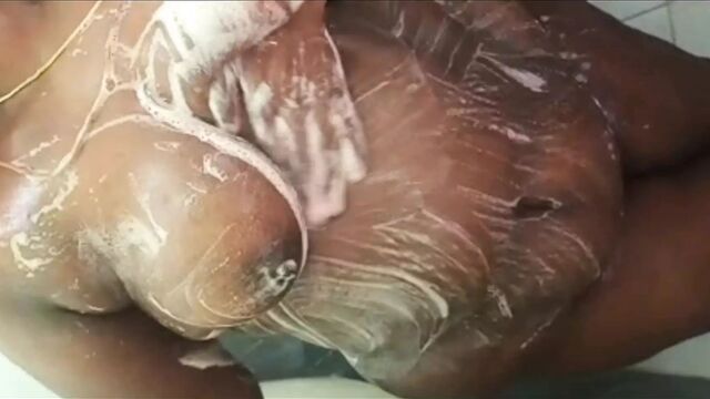 Tamil cockold couple bathing