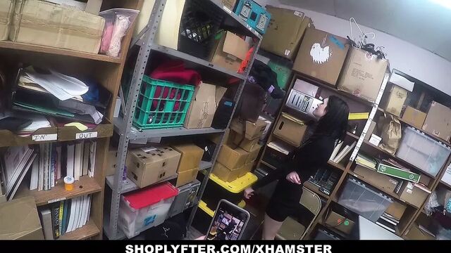 Shoplyfter - Pale Skinny Teen Banned & Fucked For Stealing