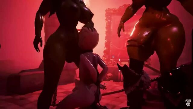 Хардкорный трах Futa.