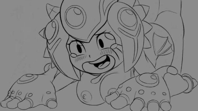 Ranamon наслаждается ее анальным уничтожением