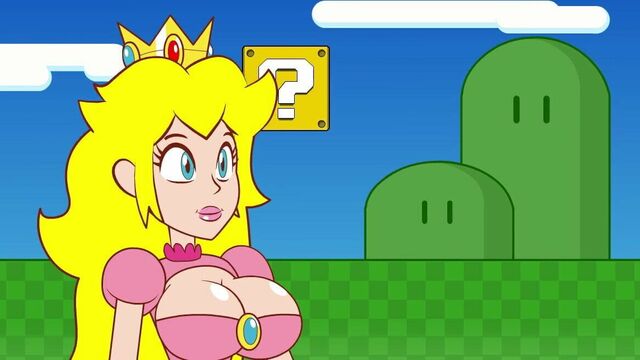 Peach получает сиськи-ombd