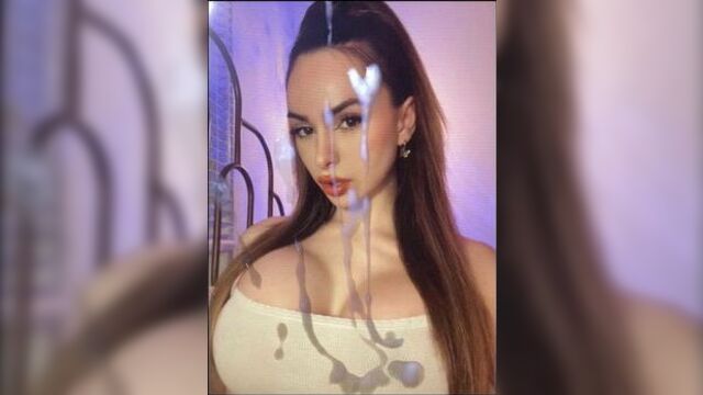 Aviana Violet - сперма трибьют спермы