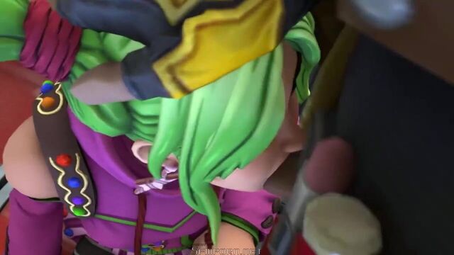 Fortnite Zoey сосет и трахается