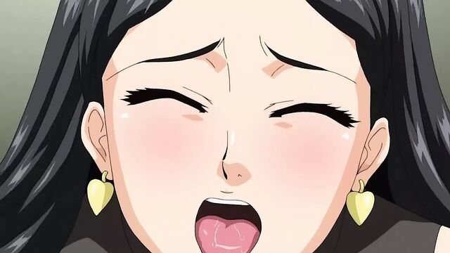 Женское доминирование, милфа трахает депертного паренька, затем страпон трахает его девушку