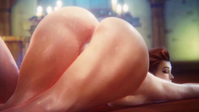 Overwatch анальный кримпай с Brigitte (анимация, раунд)