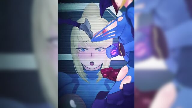 Ridley трахает Samus Aran. анимация. метрой