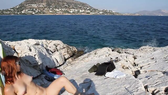 Греческое вуайеристское в Limanakia